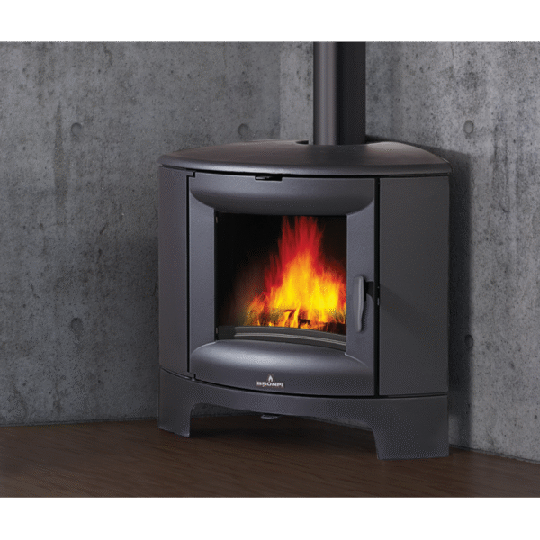 Eckholzofen aus Gusseisen - BRONPI Bremen 11,5 kW