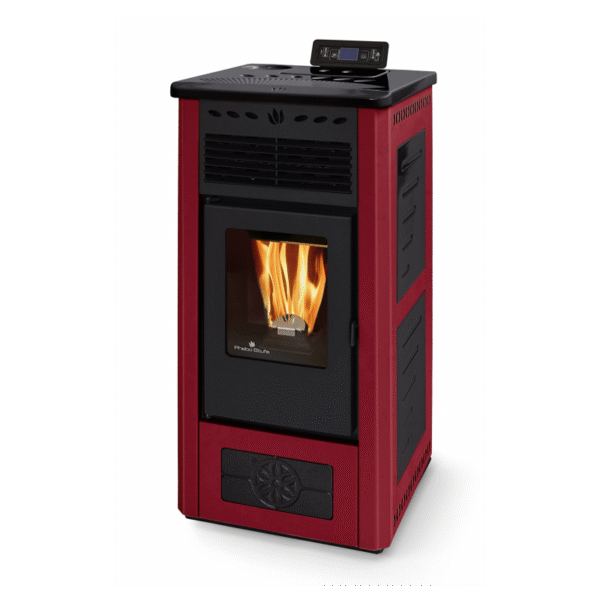 Wasserdichter, belüfteter Keramik-Pelletofen – ORIGINAL PHEBO Febe – H Bicolor 10 kW