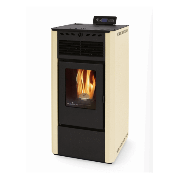 Wasserdichter, belüfteter Pelletofen – ORIGINAL PHEBO Aurora – H 10 kW