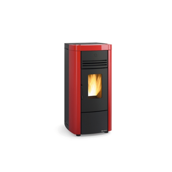 Belüfteter, wasserdichter Pelletofen mit Kanalanschluss – EXTRAFLAME Angela Plus Evo 9 kW